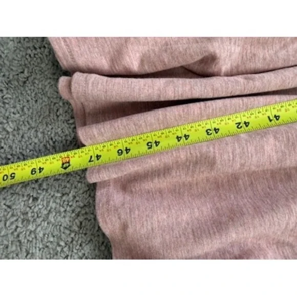 Ann Taylor Midi Dress Knit Drawstring Waist Casual Pink XS NWT $130 - Picture 11 of 12